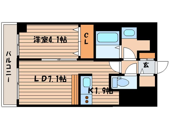 バロンド－ルの物件間取画像